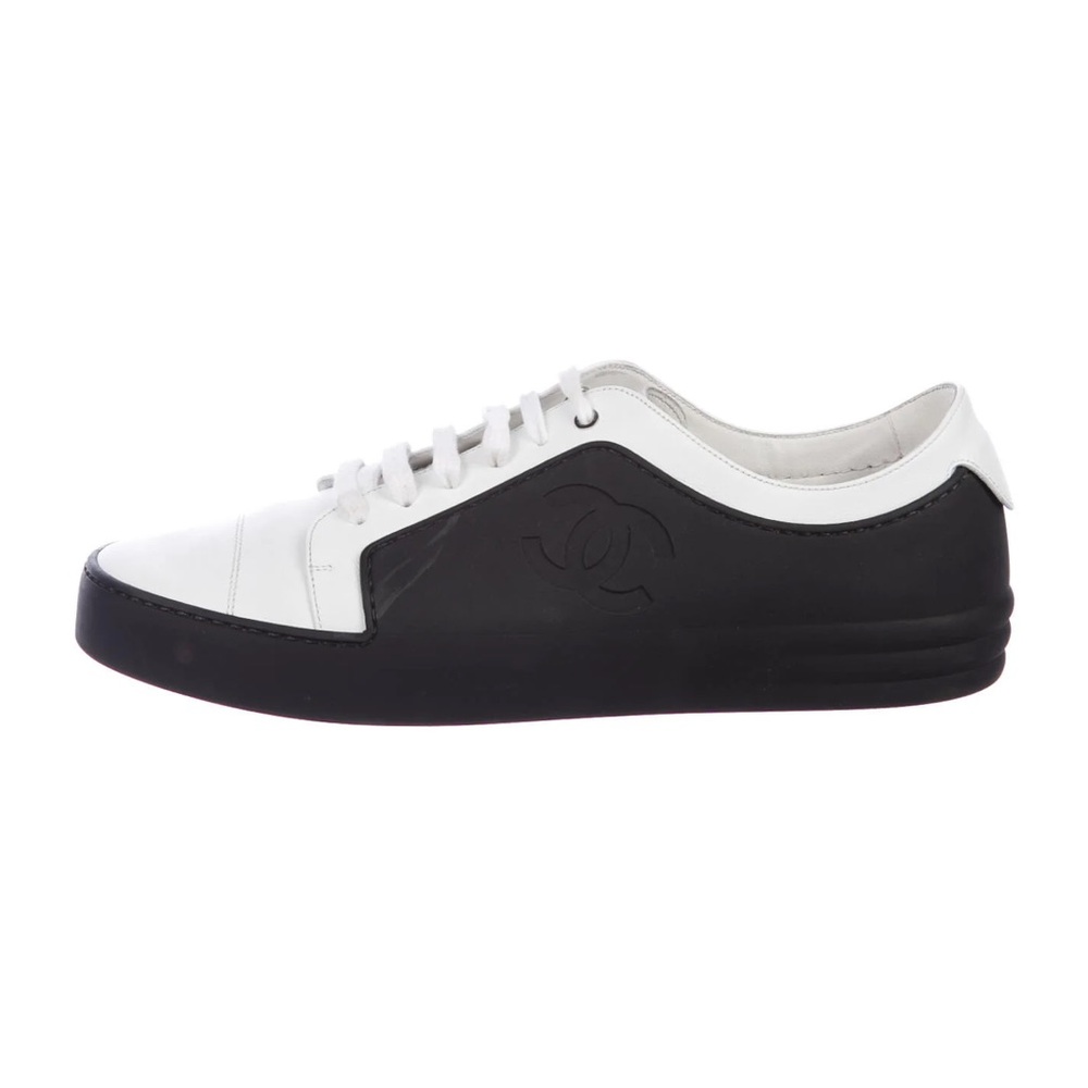 CHANEL Black & White Sneakers — Authentic